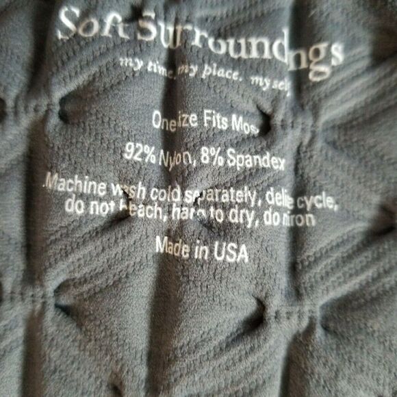 SOFT SURROUNDINGS Lattice Seamless Tank Steel Grey Layer NWT in Package ONE SIZE - Picture 2 of 5